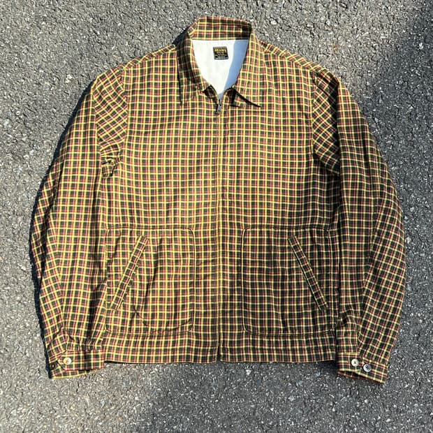 Beams Check Blouson Jacket