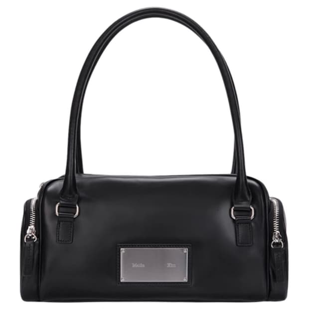 마뗑킴 빈티지 레더 보스턴 백