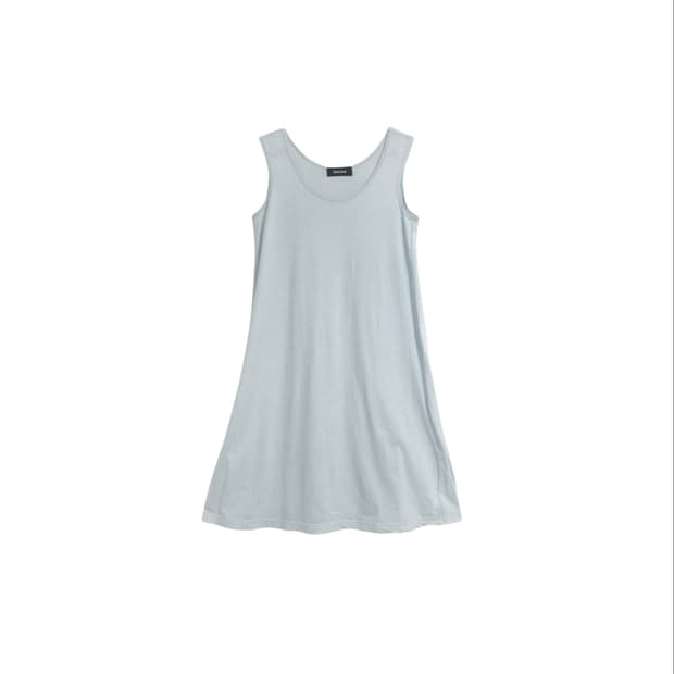 (Zucca) light-blue sleevess loose dress