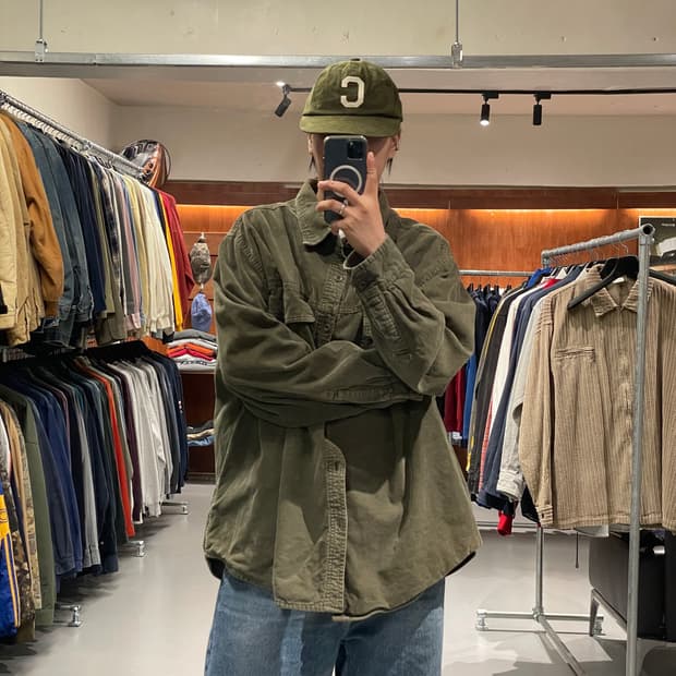 빈티지 코듀로이 셔츠  