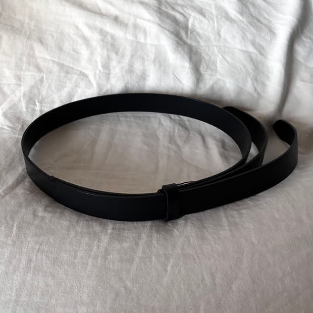 마르지엘라 레이어드 레더 벨트