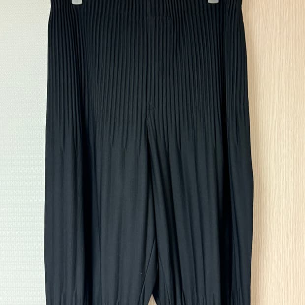 옴므플리세 플리츠 바지 