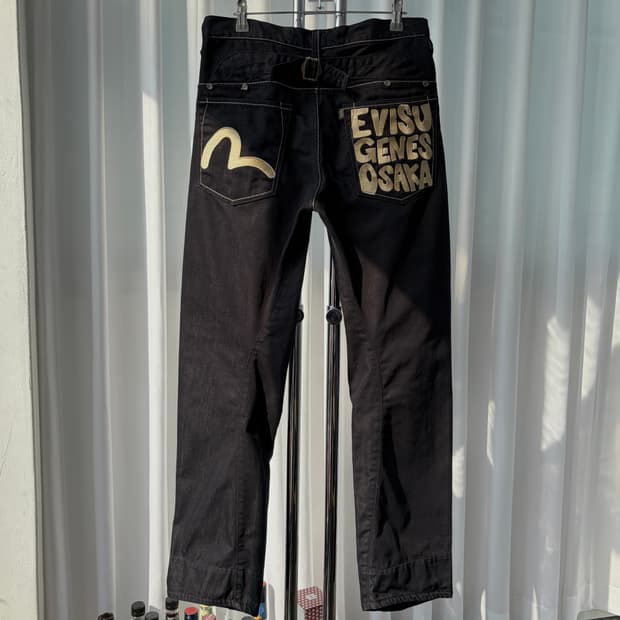 [32인치]에비수 Evisu 엔지니어드 데님 팬츠