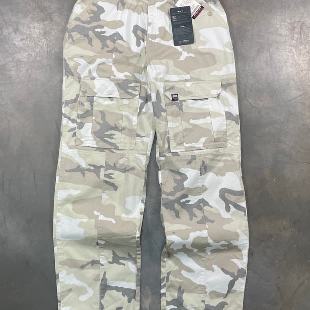 후부 데드스탁 데저트 카모 카고팬츠