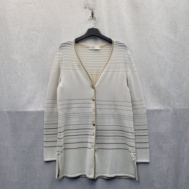 ESCADA 아이보리 롱 가디건