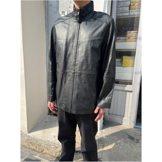 Vintage (Made in Turkey) 레더 카코트 