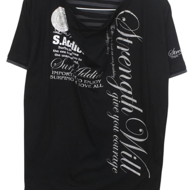 Japanese Y2k 레터링 반팔