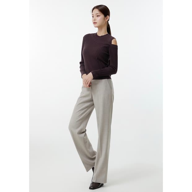 잇미샤 23 스티치 스트레이트 팬츠