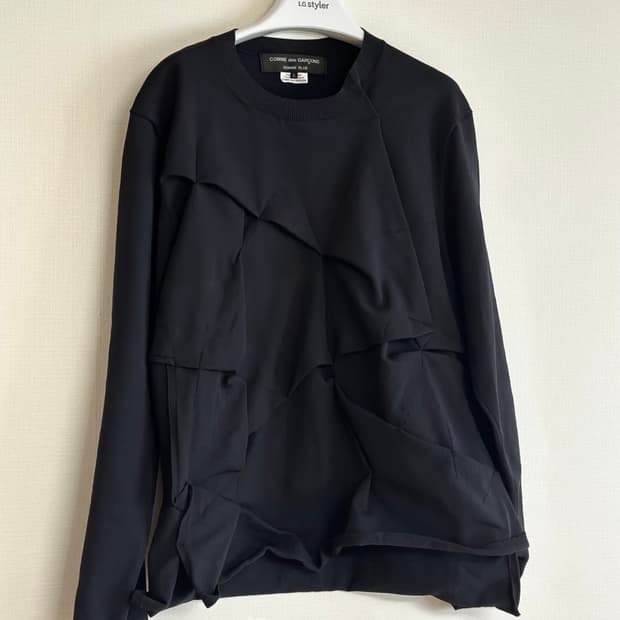 21ss 꼼데가르송 옴므 플러스 프릴 니트 (L)