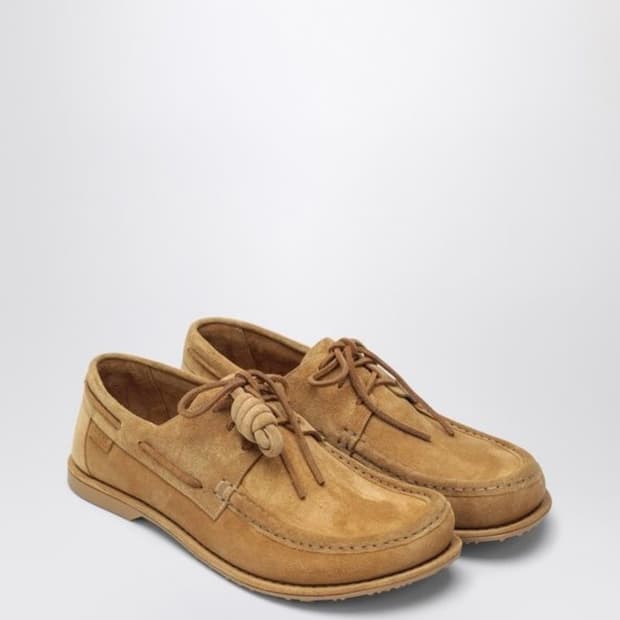 로에베 브라운 스웨이드 보트슈즈 44