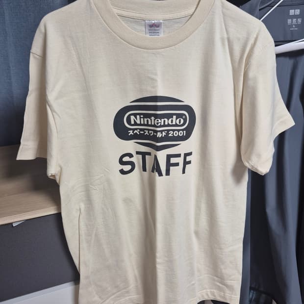 [M] 2001 닌텐도 스페이스월드 공식 STAFF 티셔츠
