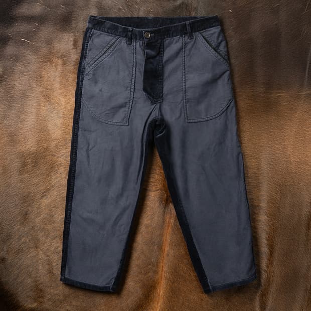 [34] 00s~ 꼼데가르송 인사이드 아웃 9부 코듀로이 팬츠 