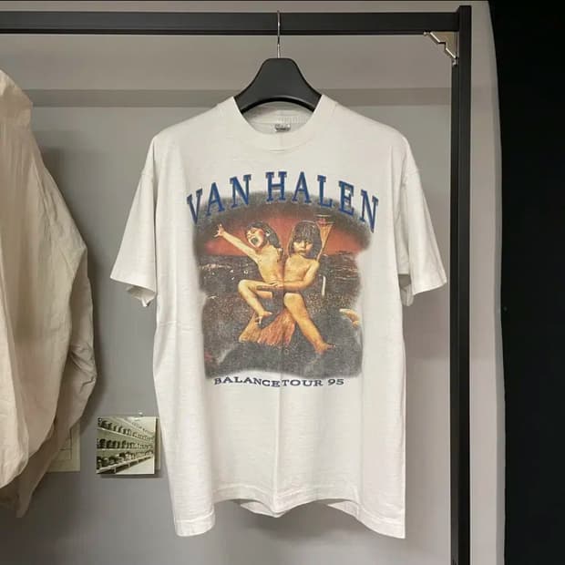 반헤일런 90s 밴드티