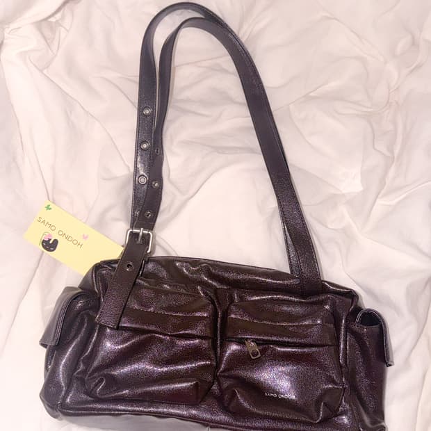 pocket utility bag M goat chocolate