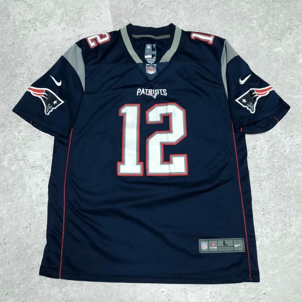 나이키 NFL 유니폼 반팔 네이비 희귀 브래디