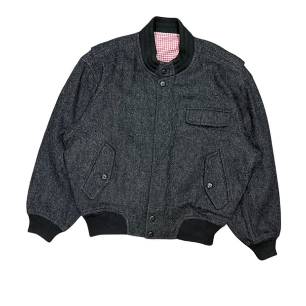 Jun men 준 멘 울 블루종 자켓