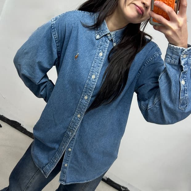 폴로 랄프로렌 멀티포니 데님 셔츠