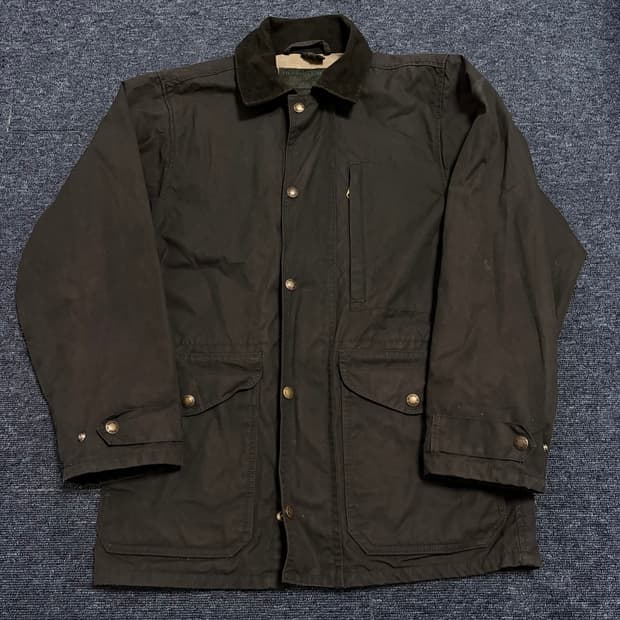 필슨 스웨이드 카라 왁스 자켓