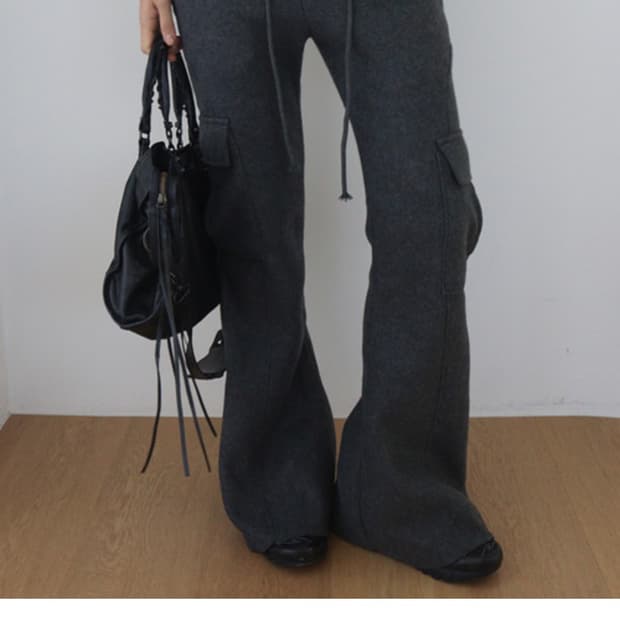 올슨 기모 카고 부츠컷 팬츠 (새제품)