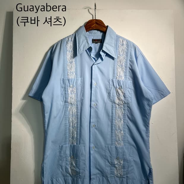 Guayabera shirts (쿠바 셔츠) L