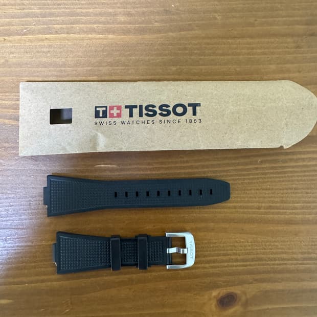 티쏘prx 블랙 러버 스트랩