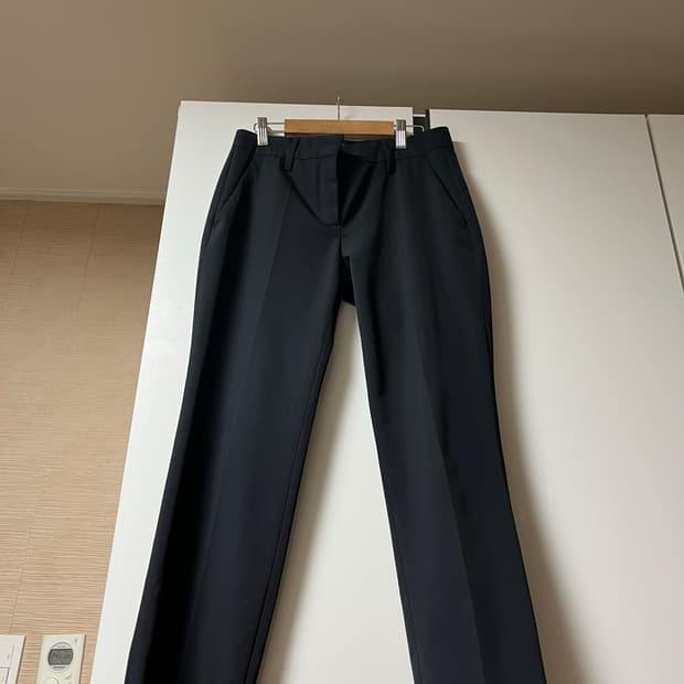 프라다 블랙 슬랙스