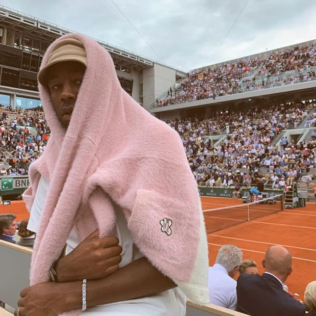 골프 르플레르 x 라코스테 모헤어 울 니트 가디건