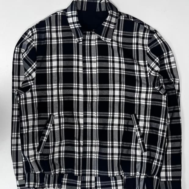 위캔더스 리버시블 플레이드 블루종