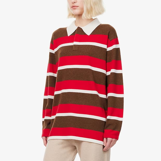 Guest In Residence 25SS 캐시미어 럭비 폴로 셔츠