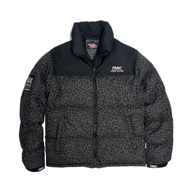 플루크 레오파드 패딩