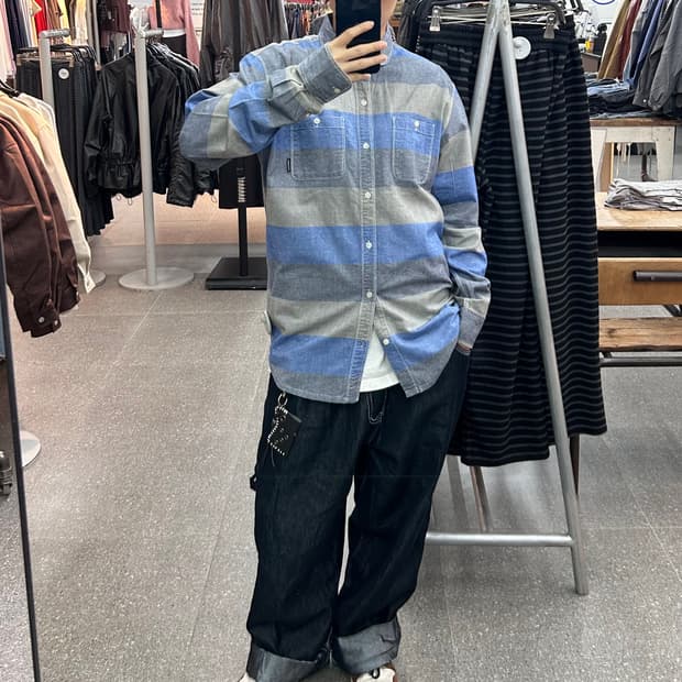 DIESEL Biker Stripe Shirts