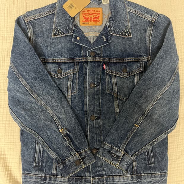 리바이스 릴렉스드 데님 트러커자켓 (청자켓)  S사이즈 새상품