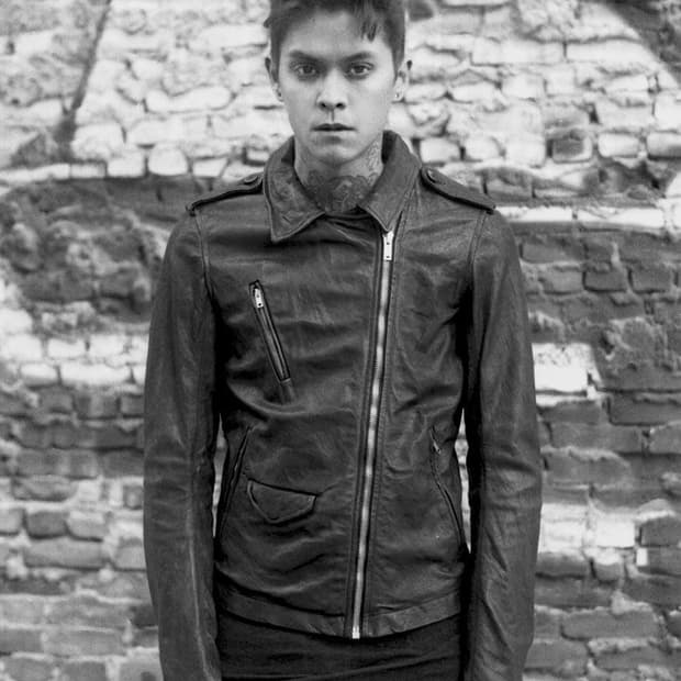 Rick owens 2012 stooges leather jacket