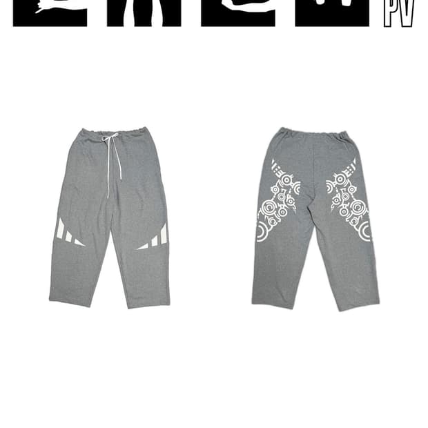 구해요 에투믹 이뮤 TATT00 PANTS GREY 타투 팬츠 그레이