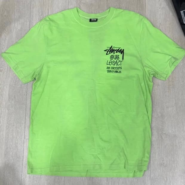 스투시 아워레가시 반팔 L