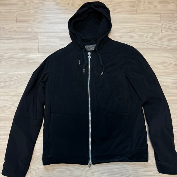 크롬하츠 경량 나일론 패디드 블루종 자켓 블랙