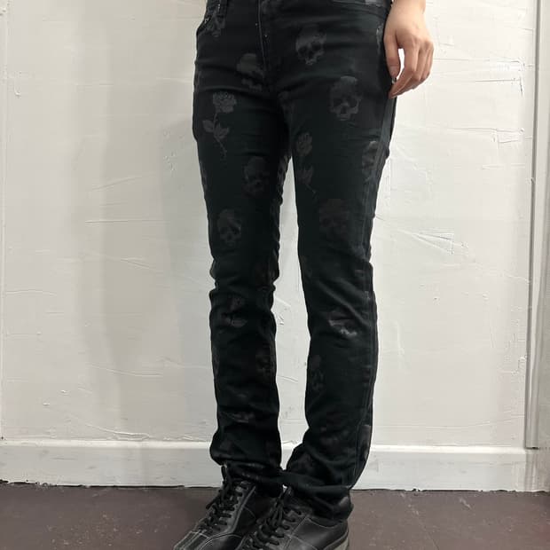 maniac works skull pants