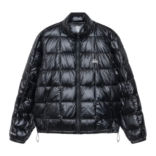 스투시 미드웨이트 퍼퍼블랙