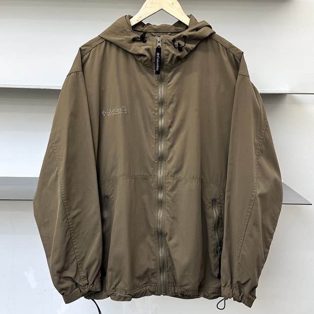 컬럼비아 아웃도어 나일론 후드 자켓