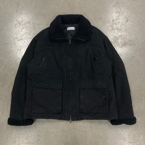 파르티멘토 블랙 컬러 멀티 포켓 덱 자켓