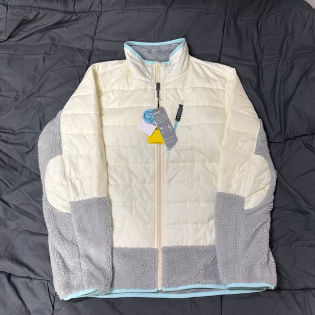 썬러브 하이브리드 써멀 자켓 아이보리 m