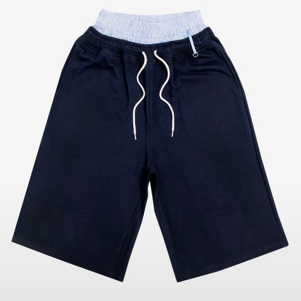 러닝하이 트렁크 레이어드 스웻 쇼츠