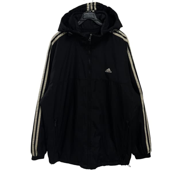 아디다스 올드스쿨 리버시블 패딩점퍼 검베
