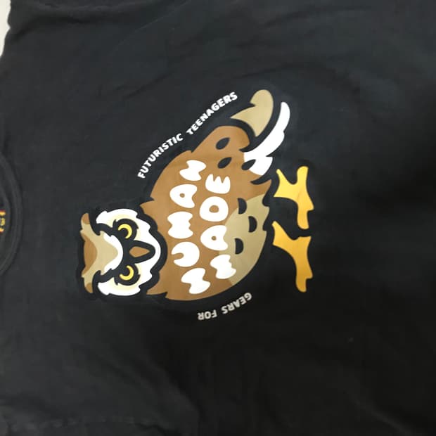 휴먼메이드 (XL) 검정 반팔