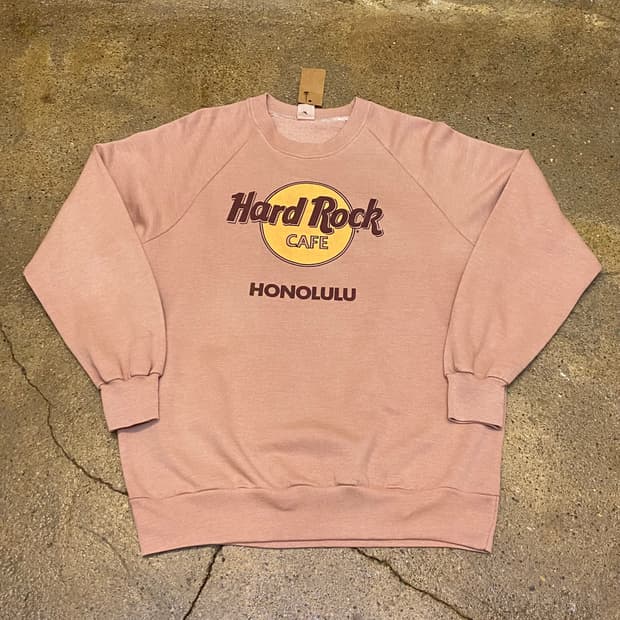 90s Made in USA 미국 빈티지 하드락카페 호놀룰루 맨투맨