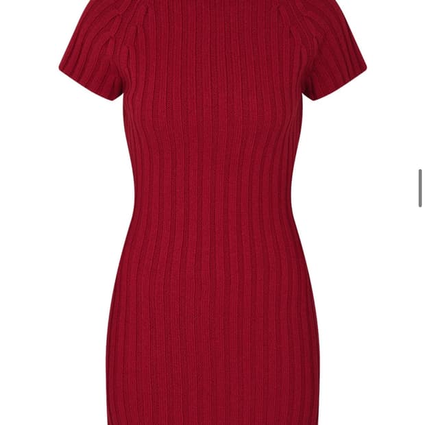 큐리티 C WARMER SET-UP KINT DRESS_RED
