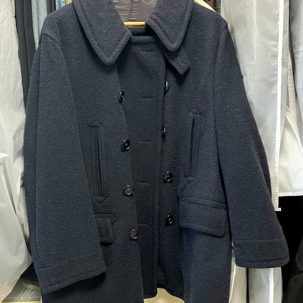 22aw 캡틴선샤인 피코트 네이비 / 38