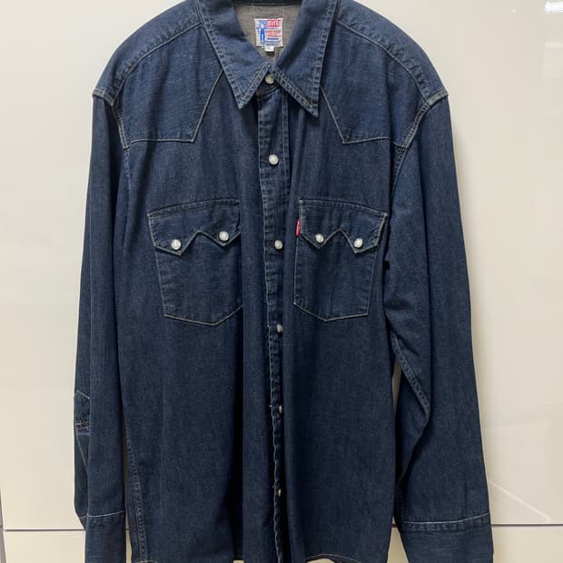 LVC 1955 Sawtooth Denim Western Shirt