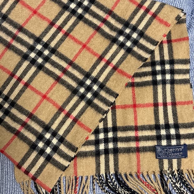 정품 버버리 캐시미어 머플러