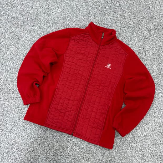 95 링스 골프 후리스 집업 퀄팅 자켓 0317J